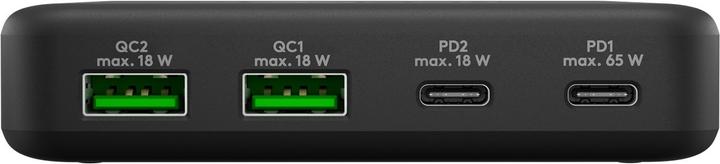 Image du produit Goobay USB-C PD GaN Multiport-Tischladegerät 65 W schwarz (65 W)