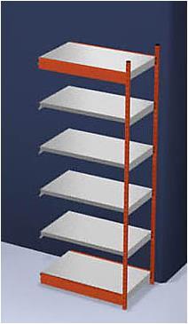 Actual product image kaiserkraft Stable boltless shelving, one-sided