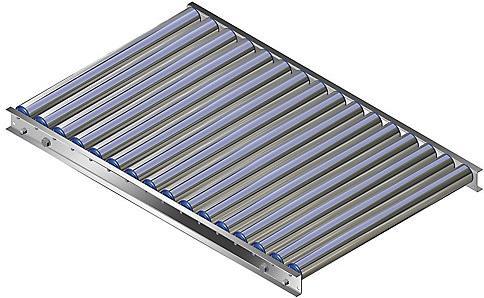 Actual product image Gura Lightweight roller conveyor, aluminum frame with aluminum rollers