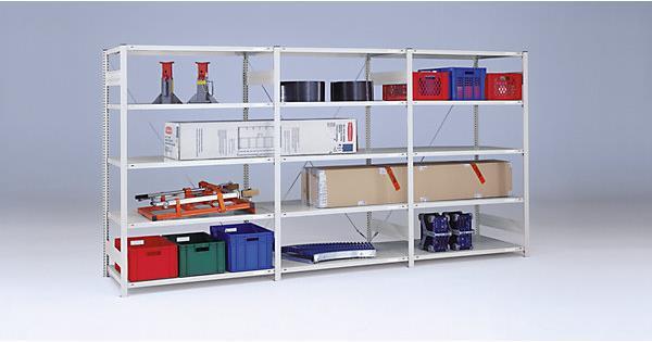 Immagine prodotto eurokraft pro Scaffale senza bulloni a grande scomparto, galvanizzato
