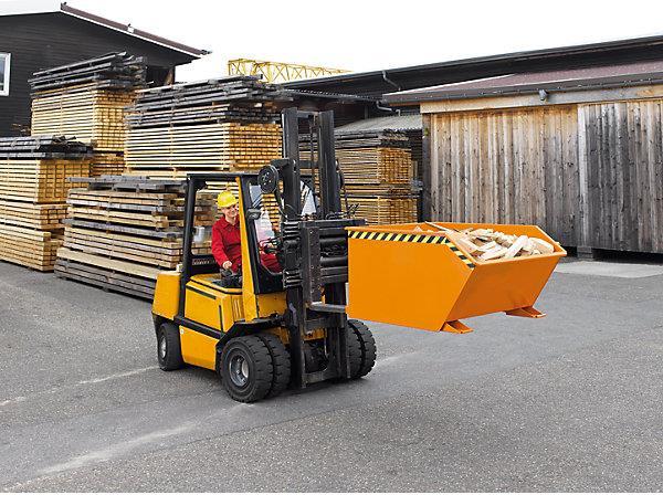 Image du produit kaiserkraft Benne basculante, modèle bas (1000 l)