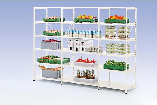 Immagine prodotto kaiserkraft Scaffale senza viti Cleana, altezza ripiano 2280 mm, 6 ripiani