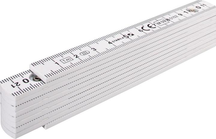 Immagine prodotto Stabila Righello pieghevole in plastica tipo 1104 m bianco scala metrica (130 mm)