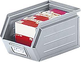 Image du produit kaiserkraft Boîte de rangement ouverte en tôle d'acier