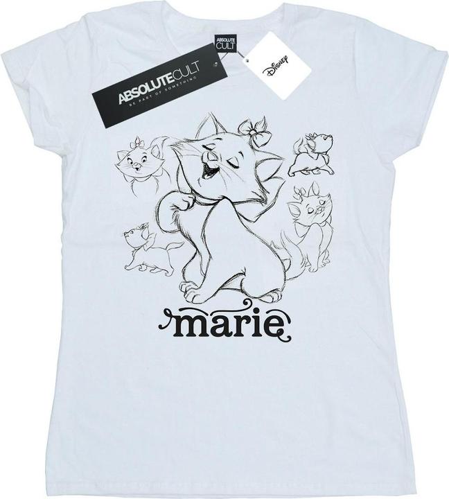Produktbild Disney Marie Collage Sketch TShirt (L)