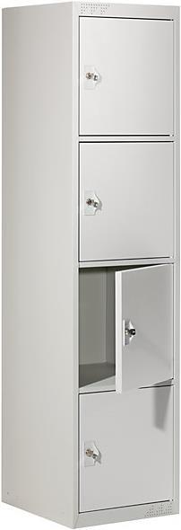 Immagine prodotto kaiserkraft Armadio con 4 armadietti individuali (45 cm, 180 cm)