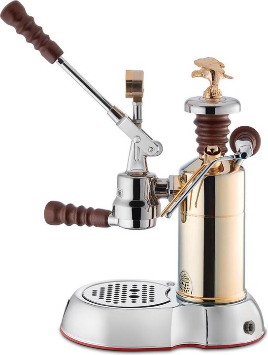 Actual product image La Pavoni LPLESC01EU, espresso machine Esperto Competente, Chrome/or (EU plug)
