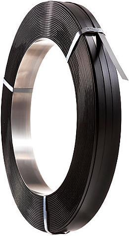 kaiserkraft Stahlband, schwarz lackiert (19 mm)