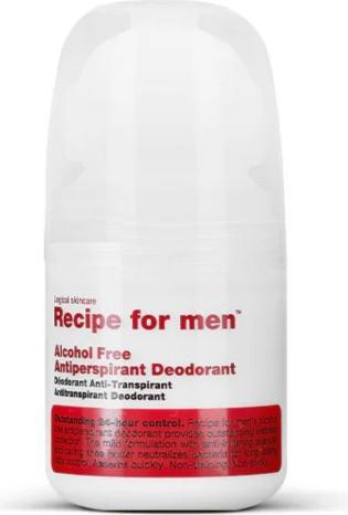 Produktbild Recipe for men Antitranspirant Deodorant (Alkoholfrei) (Roll-on, 60 ml)