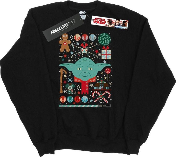 Star Wars Yoda Christmas Sweatshirt (L)