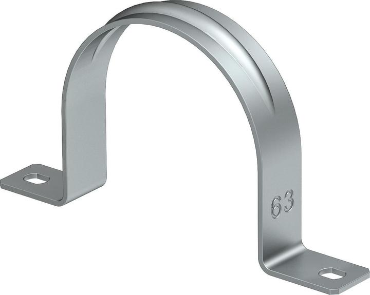 Actual product image OBO Bettermann OBO 605 63 ALU fastening clip, double-lobed