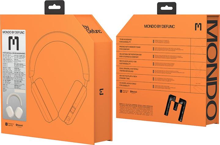 Actual product image Defunc Mondo (NC, 45 h, Wireless, Cable)