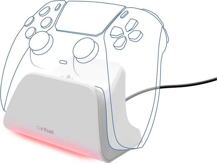Image du produit Trust GXT255W CHARGE STAND PS5 WHITE (PS5)