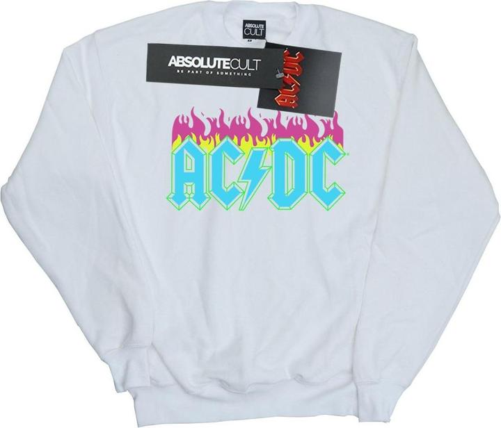 AC/DC Neon Flames Sweatshirt Mädchen