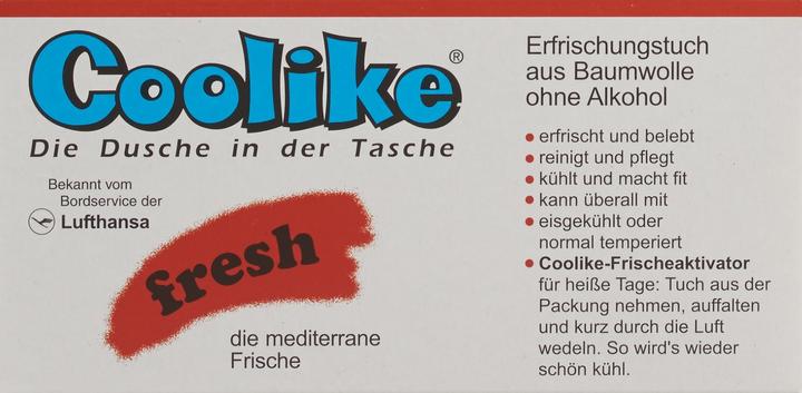 Produktbild Coolike Fresh Erfrischungstücher ohne Alkohol (Reinigungslotion, 357.84 ml)