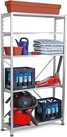 Immagine prodotto kaiserkraft Scaffalatura industriale e di stoccaggio senza bulloni, altezza 1920 mm, 5 ripiani
