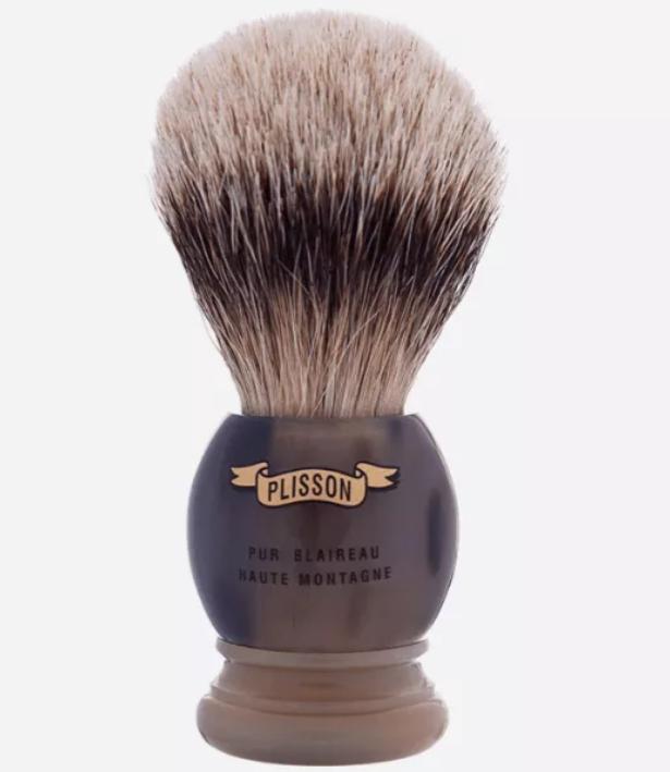 Plisson 1808 Plisson shaving brush Haute Montagne with buffalo horn handle (Shaving brush)
