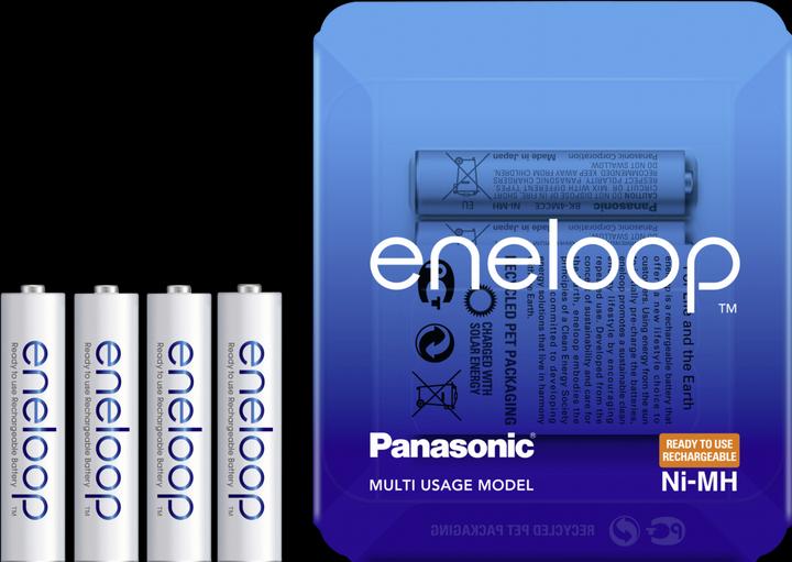 Image du produit Panasonic Pack coulissant eneloop (4 pcs, AAA, 750 mAh)