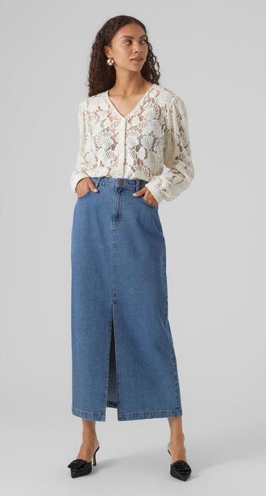 Produktbild Vero Moda Hohe Taille Langer Rock Jeansrock (XS)