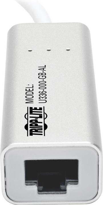 Produktbild Eaton USB 3.0 SuperSpeed to Gigabit Ethernet NIC Network Adapter 10/100/1000 Plug and Play (USB 3.0, RJ45 (1x))