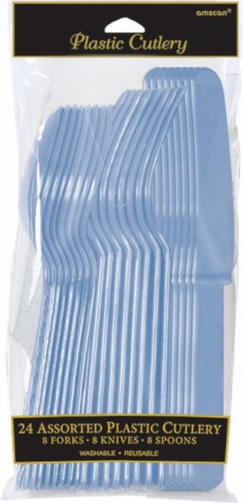 Produktbild Amscan Plastikbesteck Set (24 Stück) (24 x)