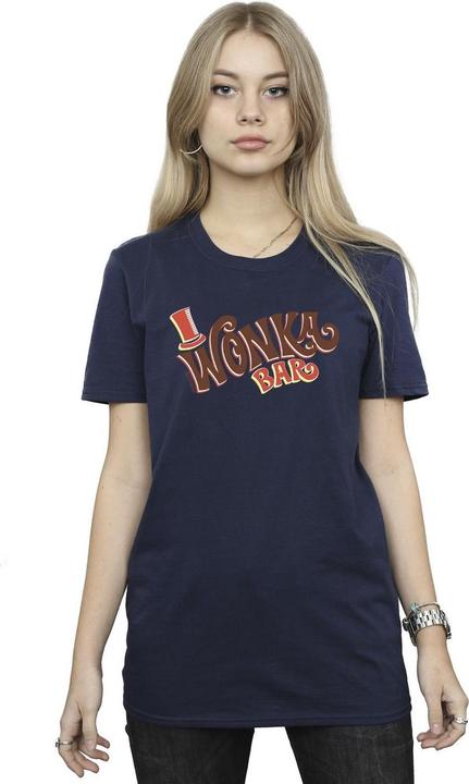 Immagine prodotto Willy Wonka & the Chocolate Factory Bar Logo Maglietta Ampia Donna (3XL)