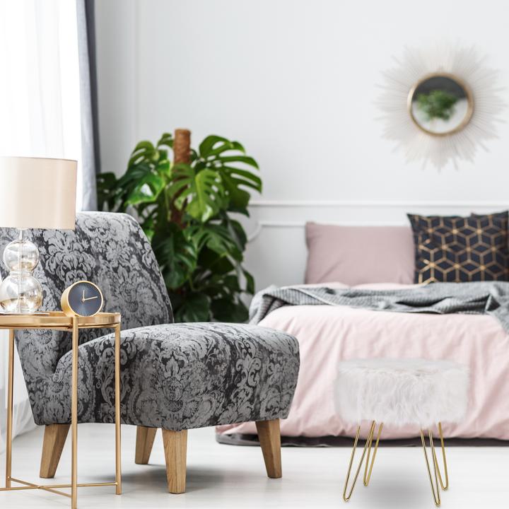 Produktbild Relaxdays Fellhocker
