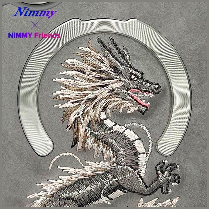 Actual product image Nimmy Dragon MagSafe case for iPhone 16 grey (Apple iPhone 16)