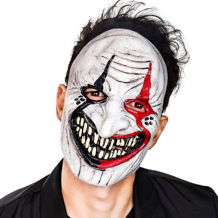 Actual product image Bristol Novelty Unisex Adult Sinister Jester 1/2 Mask