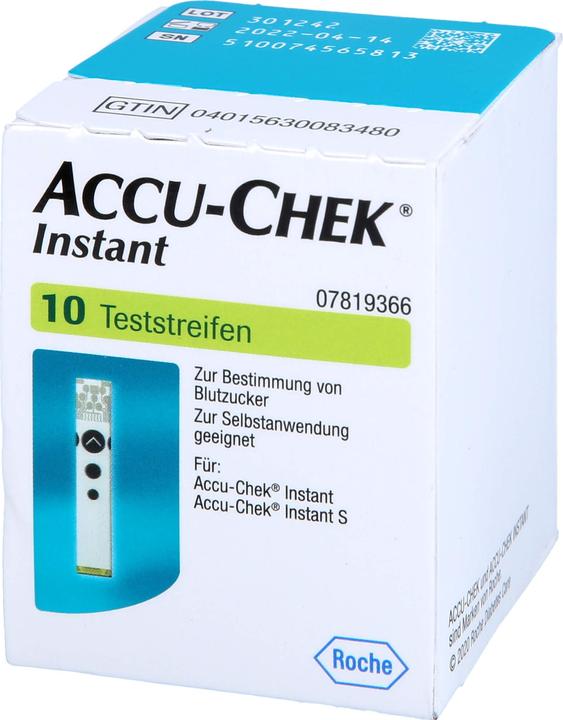 Roche ACCU-CHEK Instant Teststreifen, 1X10 St TTR (Teststreifen)