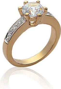 Lara BAGUE AM - GR. 54 - BICOLORE - ZIRCONIA (54)