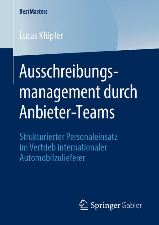 Immagine prodotto Ausschreibungsmanagement durch Anbieter-Teams (Lucas Klöpfer, 2019)