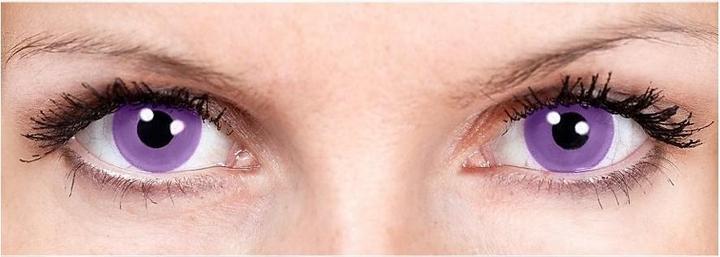 Actual product image Metamorph Mystic Violett Jahreslinsen Fasching Kontaktlinsen (Purple/violet)
