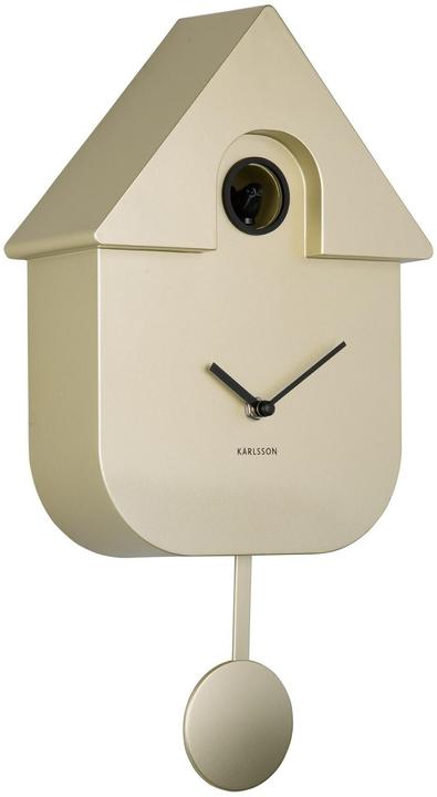Karlsson Wall clock Modern Cuckoo Metallic Gold