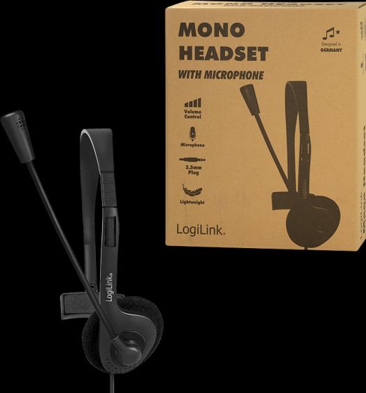 Produktbild LogiLink HS0054 Headset (Kabelgebunden)