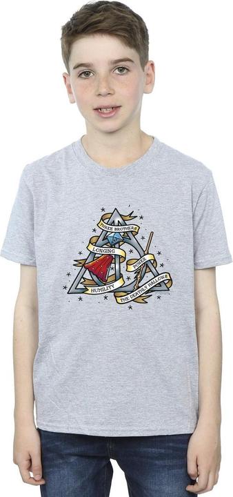 Produktbild The Deathly Hallows TShirt Jungen (152, 158)