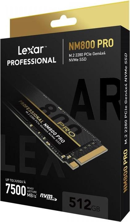 Actual product image Lexar Professional NM800 Pro (1000 GB, M.2 2280)