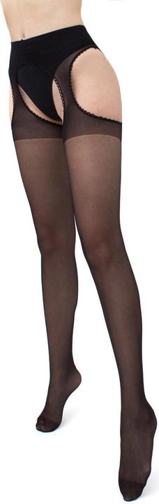 Image du produit Giulia Love 20 Bas porte-jarretelles, couleur noir, taille 44-46 (20 DEN, 44 - 46)