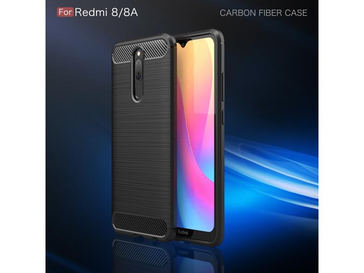 Immagine prodotto Screenguard Xiaomi Redmi 8 Cover Carbon Brushed Soft TPU (Xiaomi Redmi 8)