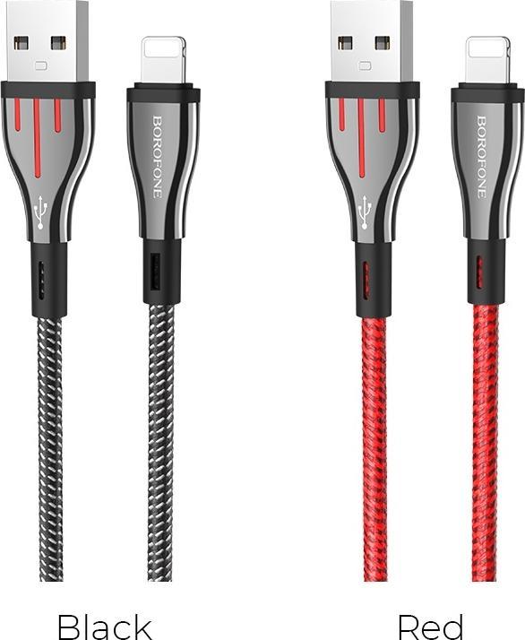 Actual product image Borofone USB USB-A to Lightning 1.2m Cable Random (6931474724847) (1.20 m, USB 3.0)
