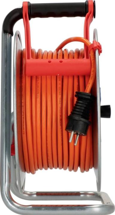 Actual product image Brennenstuhl 1198750 Cable Reel 40 m Orange Earthing Contact Plug (40 m, 1.50 mm²)