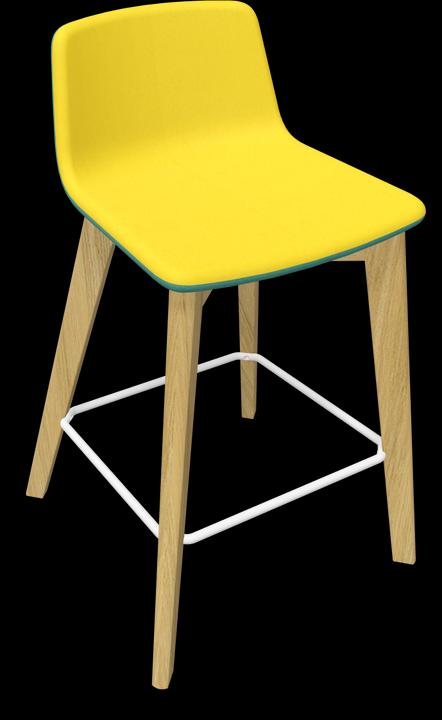 Yellow, White, Mint, Ash natural light grey stained