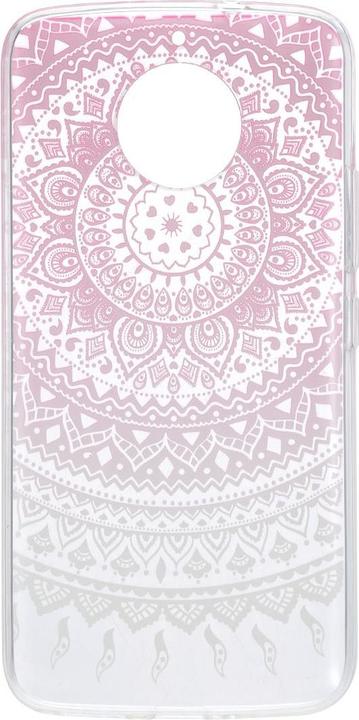 König Design Henna Cover for Motorola Moto G5 Case Protective Cover Silicone Bumper Sun Pink New (Motorola Moto G5)