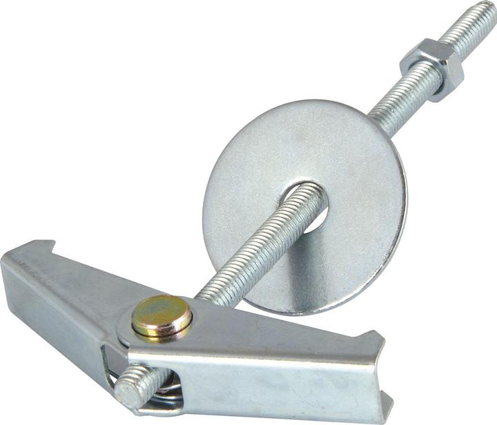 Produktbild Lüsebrink Federklappdübel KD 5 mit Gewindestange, Scheibe & Sechskantmutter (50 Stk.)