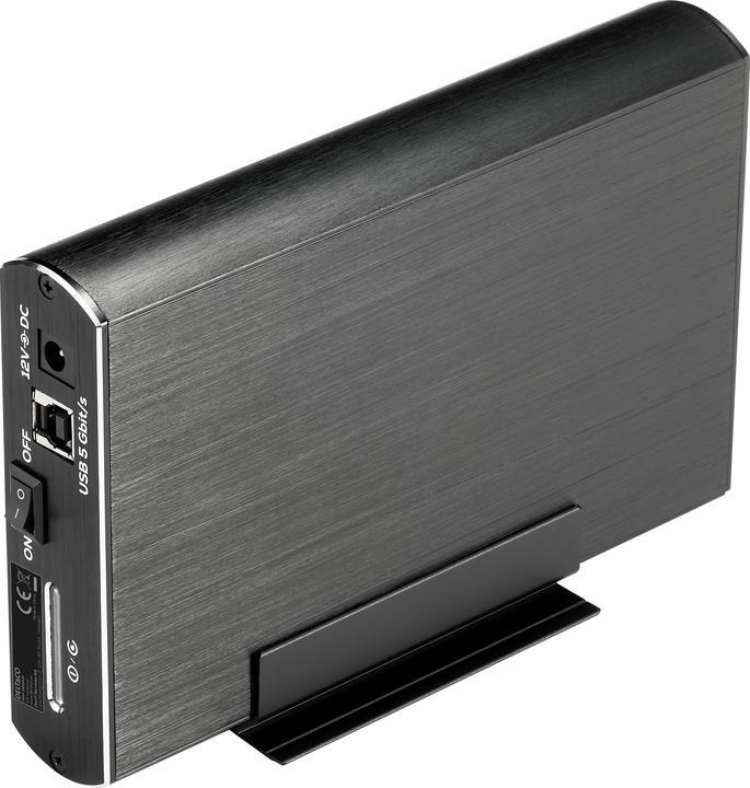 Actual product image Deltaco MAP-GD34U3 - HDD Enclosure - 3.5 Inch - Serial ATA III - USB Connectivity - Weak (3.5")