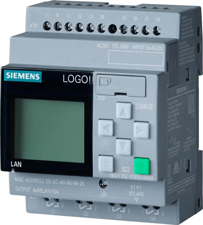 Actual product image Siemens LOGO! 8.3 230RCE basic unit