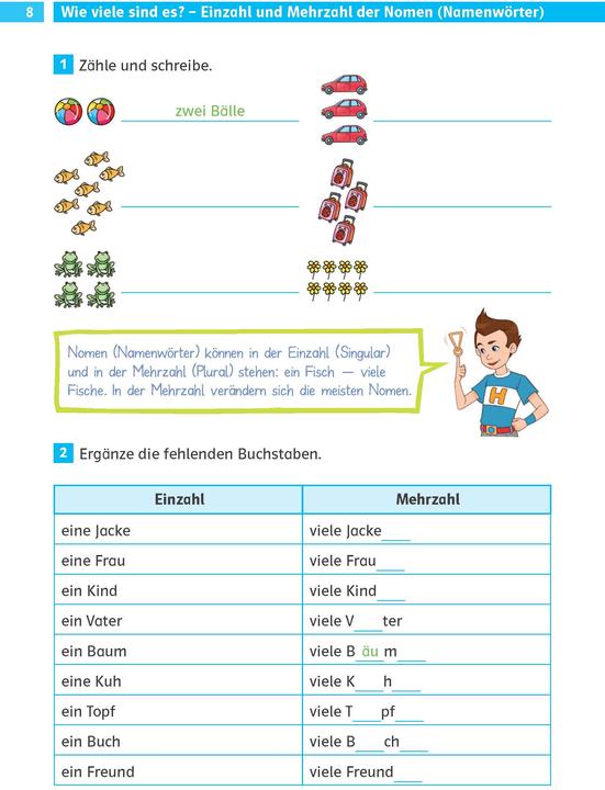 Produktbild Die Deutsch-Helden Grammatik 2. Klasse (Deutsch, Klett Lerntraining, 2023)
