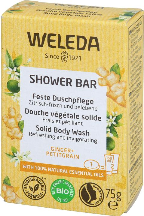 Image du produit Weleda Shower Bar Ginger + Petitgrain