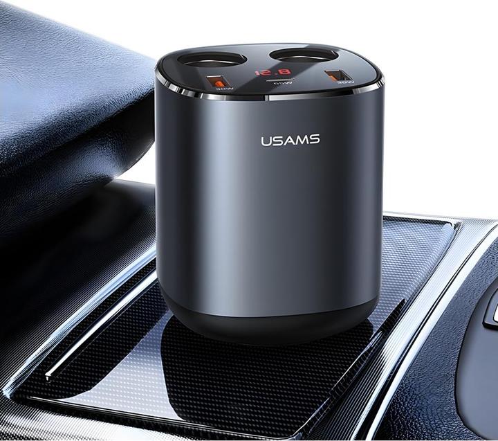 Produktbild Usams Autosprüher 2 xUSB-A/1 xUSB-C C28 245W grau/grau CC151TC01 (US-CC151)