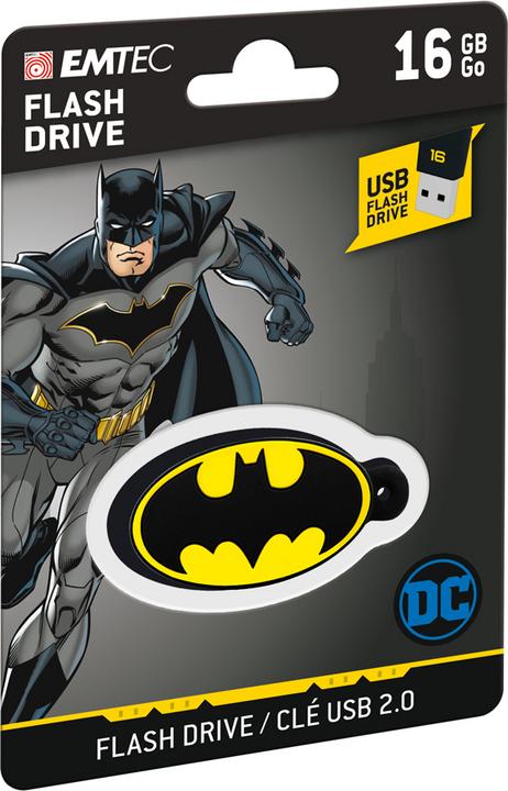 Image du produit Emtec DC Comics Collector Batman (16 Go, USB 2.0, USB-A)